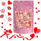 Fruidles Valentines Lollipop Party Mix, Hearts & Lips, Mixed Fruit Flavor, 0.5 Pound Assortment