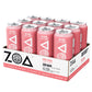 ZOA Zero Sugar Energy Drink - Healthy Formula with Vitamins and Antioxidants - White Peach - 16 Fl Oz (Pack of 12)