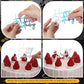 Barydat 24 Pieces Silver Happy Birthday Cake Toppers, Mirror Acrylic, 3.62 x 2.99 x 0.05 inches, 6 Styles, Model SIJ-Bary