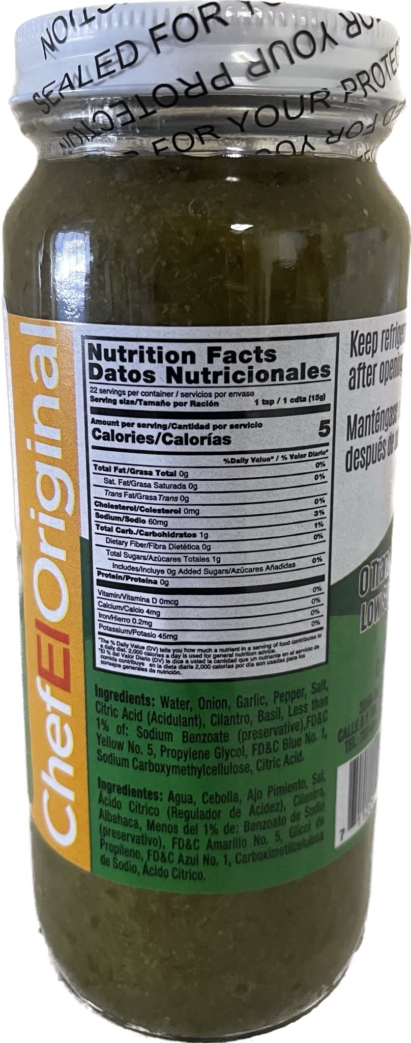 Campolor Chef El Original Sofrito With Cilantro 12Oz ( 2 Pack ), 12 Ounce (Pack Of 2)