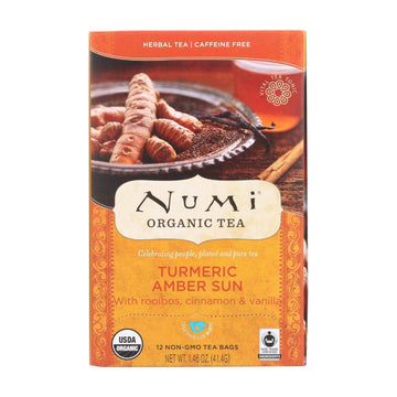 Turmeric Tea Amber Sun 12 Bags (Case Of 6)