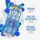 RYSE Fuel Energy Drink - Sour Punch Blue Raspberry - Sugar Free, Vegan - 200mg Natural Caffeine - 16 fl oz Cans (12-Pack)