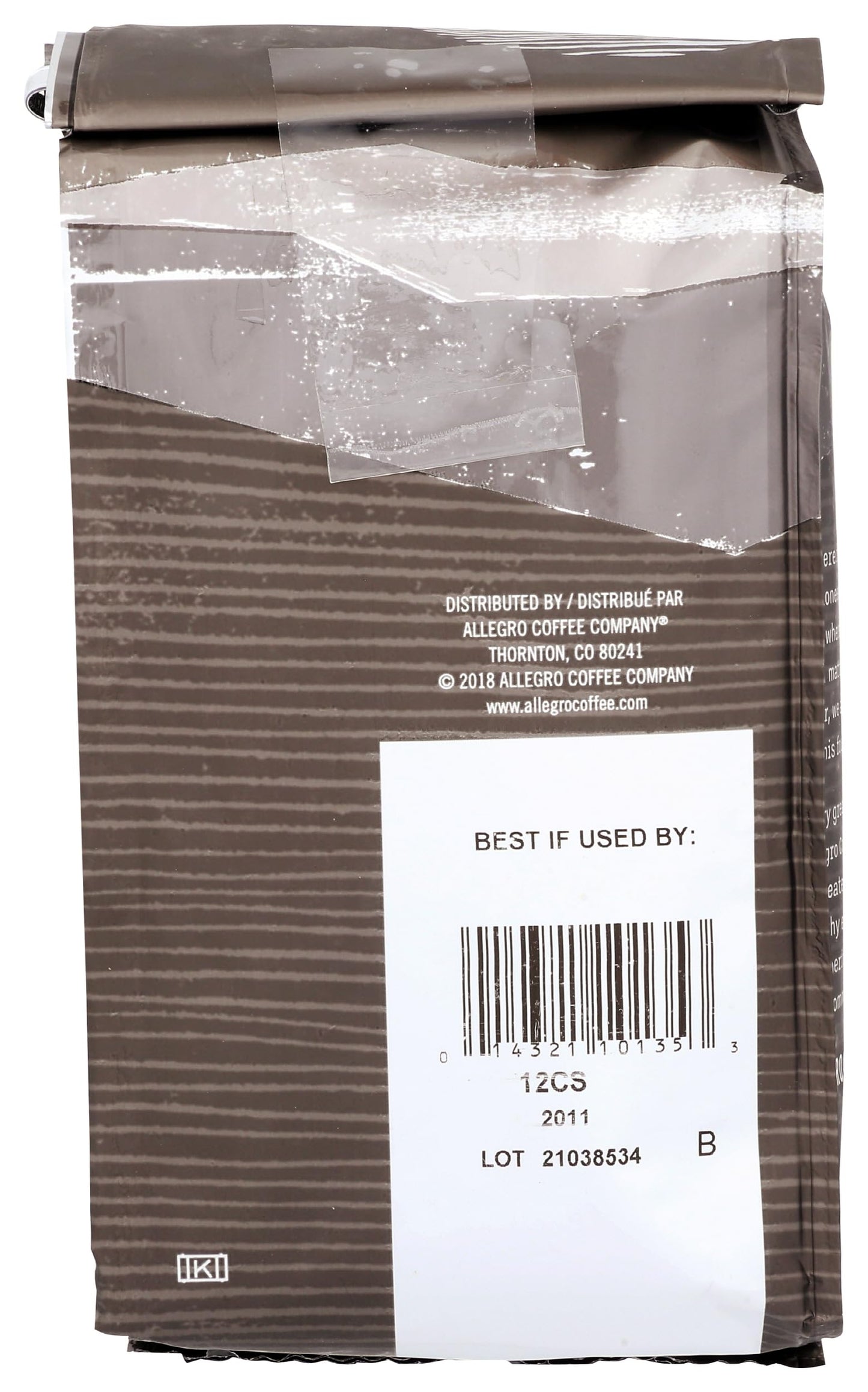 Allegro Coffee, Coffee Colombia El Premio De Timana Whole Bean, 12 Ounce