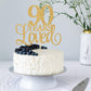 90 Years Loved Cake Topper, Cheers To 90 Years, 90Th Birthday Cake Topper, 90Th Wedding Anniversary Cake Topper, 90Th Anniversar