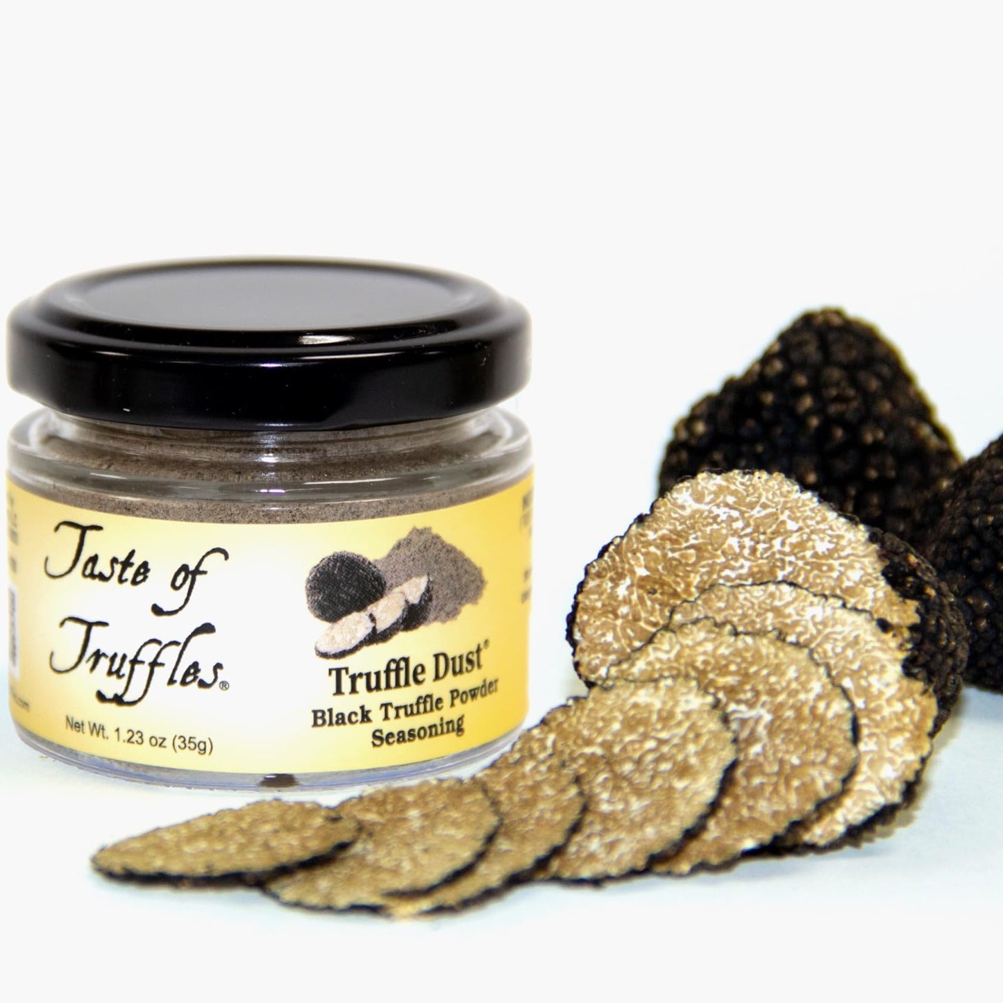 TASTE OF TRUFFLES Truffle Dust® Seasoning, Truffle & Mushroom Powder, 1.23oz, Vegan Friendly