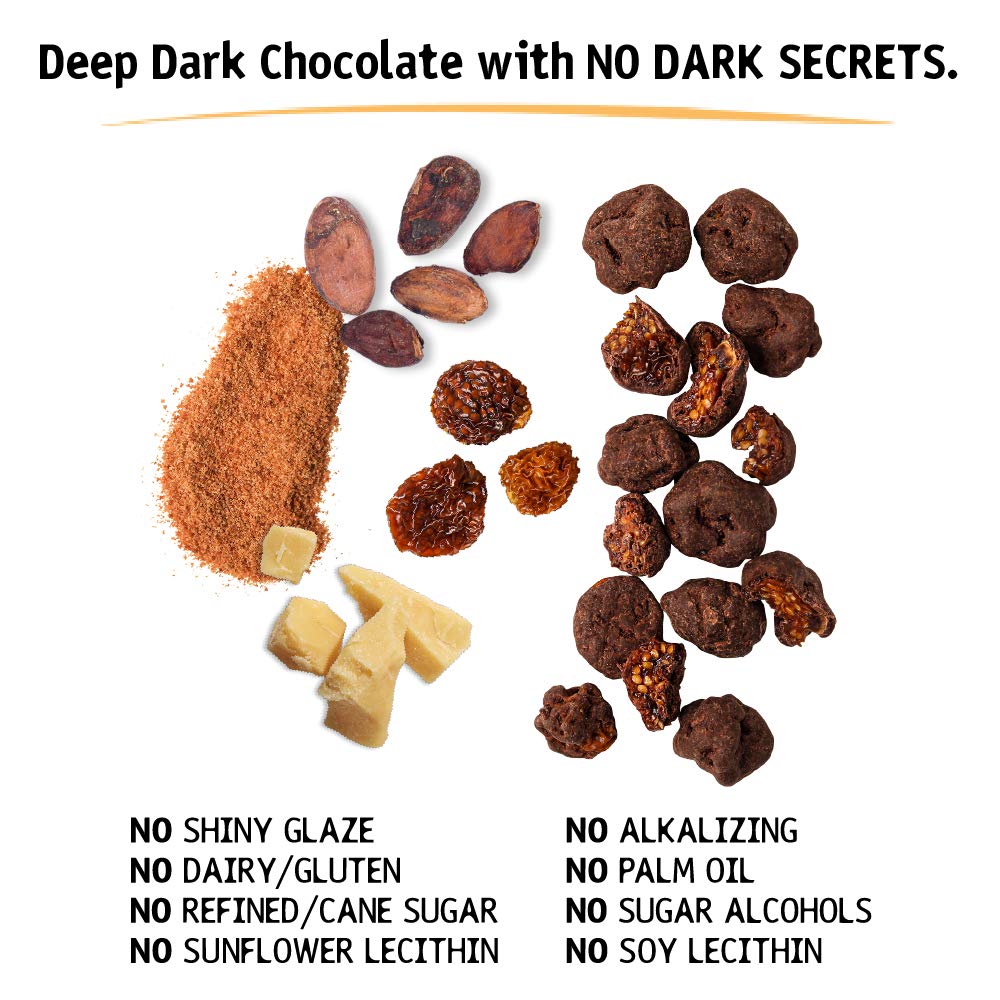 Hu Hunks Vegan Chocolate Covered Sour Goldenberries | 2 Pack | Non-Gmo, Gluten Free, Paleo, Organic Dark Chocolate
