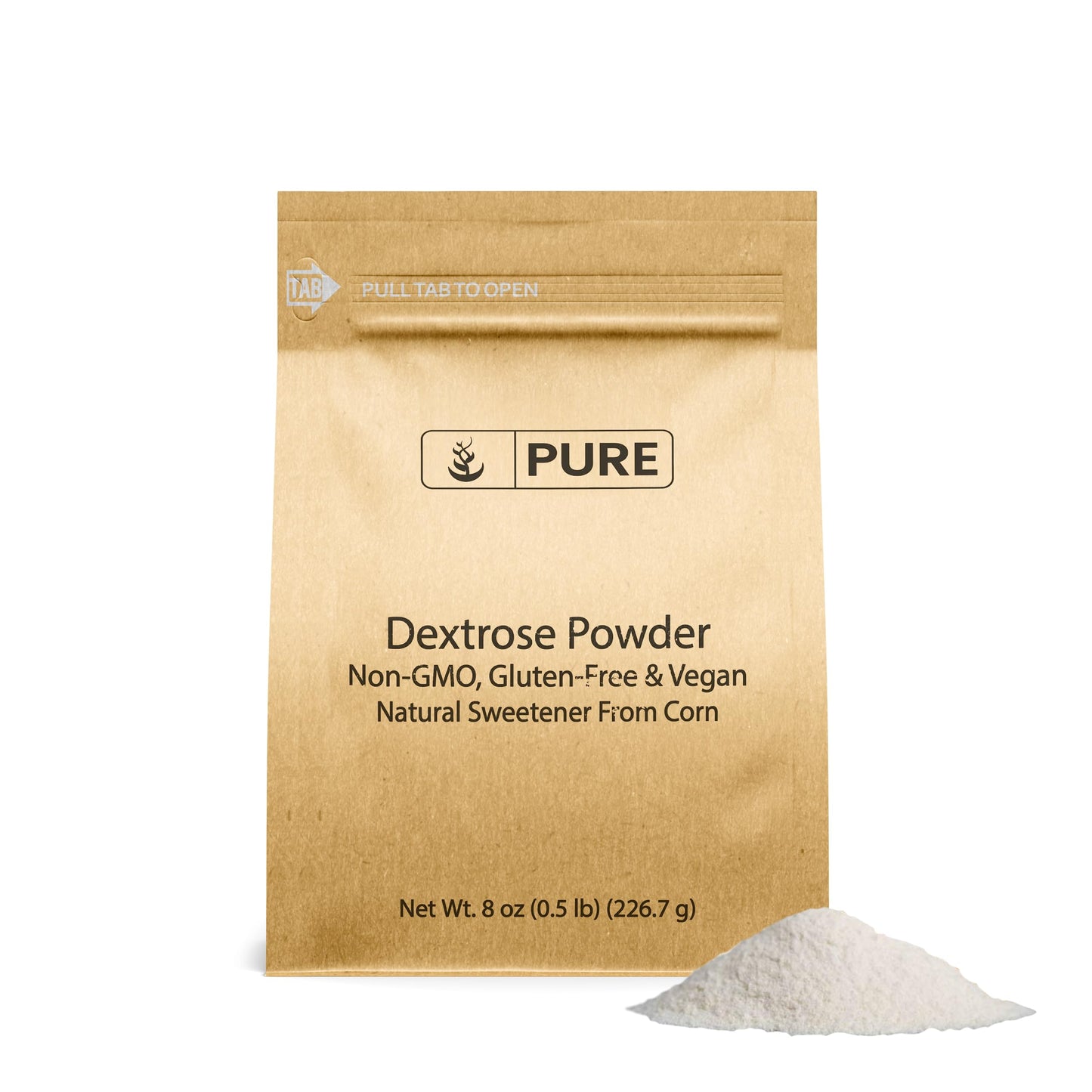Pure Original Ingredients Dextrose (8 Oz.), Sugar Replacement Sweetener For Shakes Or Baking,