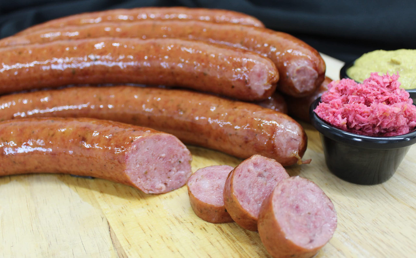 Konopelskis Polish Kielbasa, Rope Style, Authentic Recipe, Natural Wood Fired Smoke, 1 lb Pack