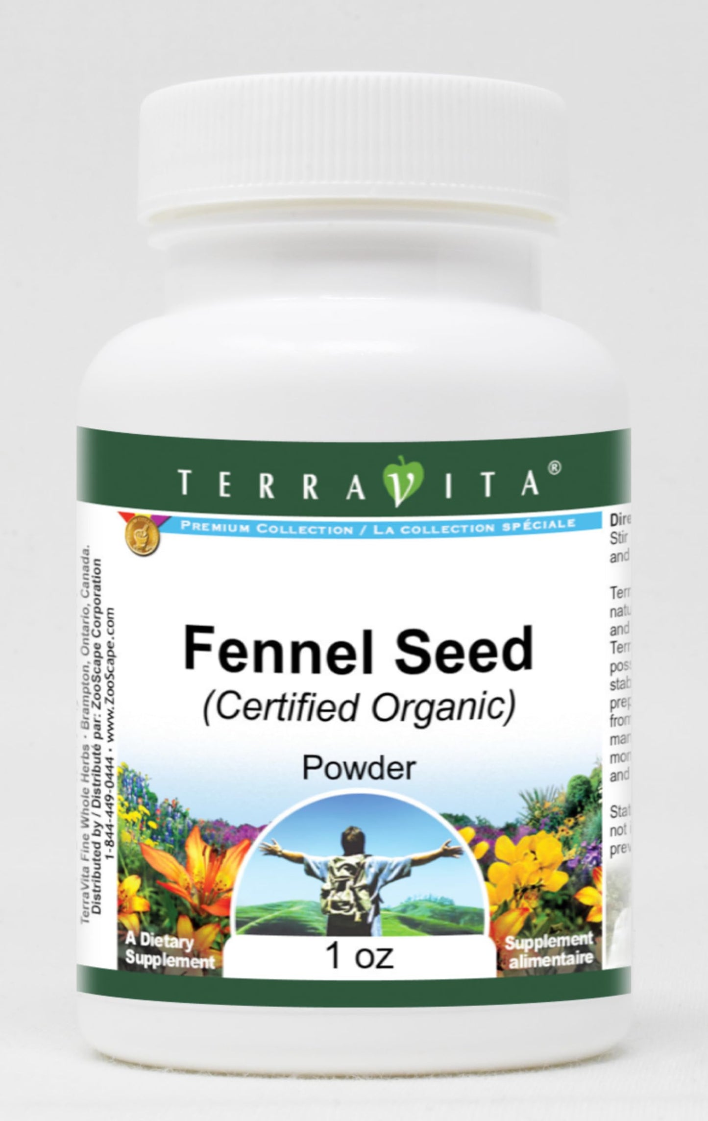 Fennel Seed (Certified Organic) Powder (1 oz, ZIN: 517669) - 3 Pack