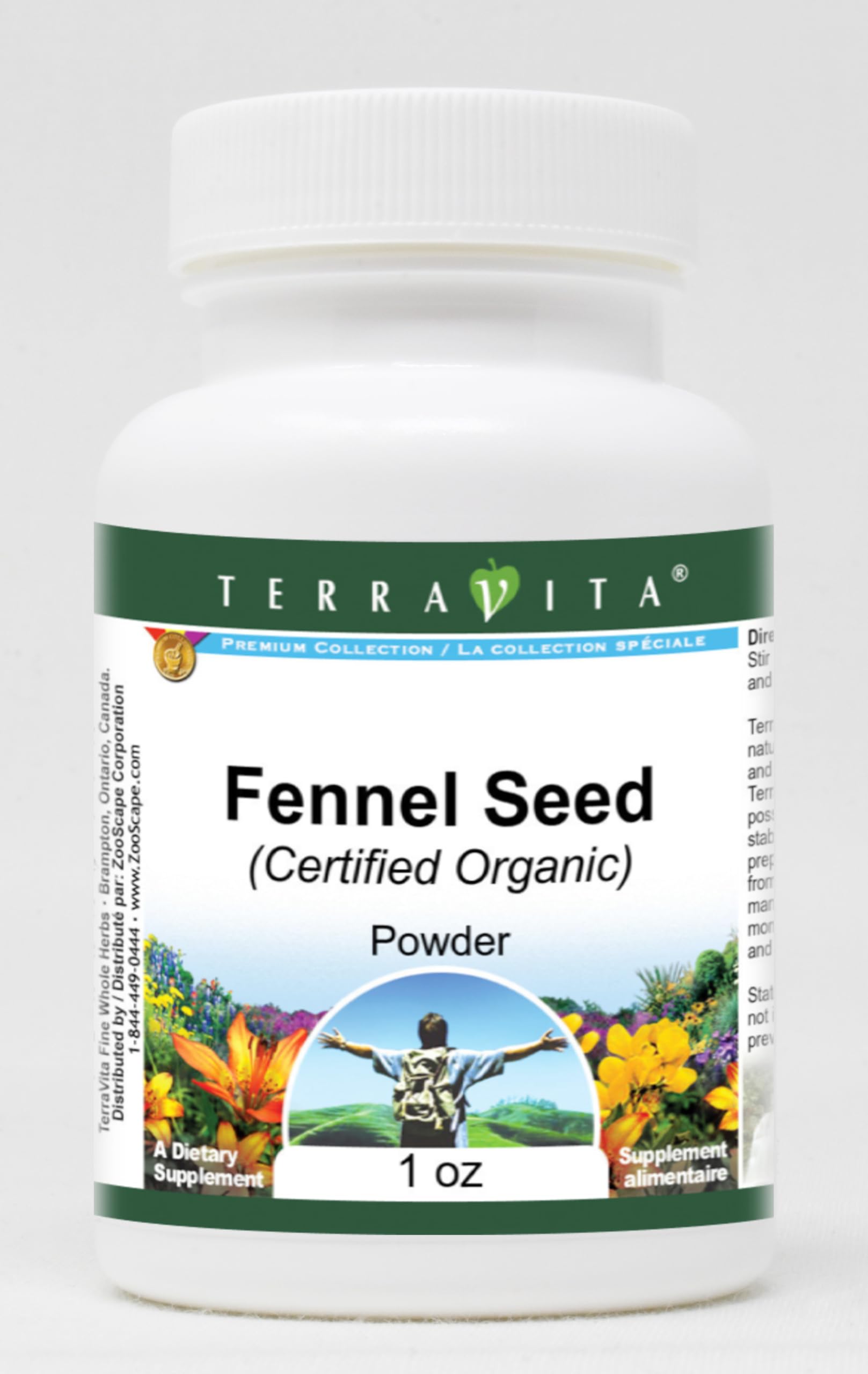 Fennel Seed (Certified Organic) Powder (1 oz, ZIN: 517669) - 3 Pack