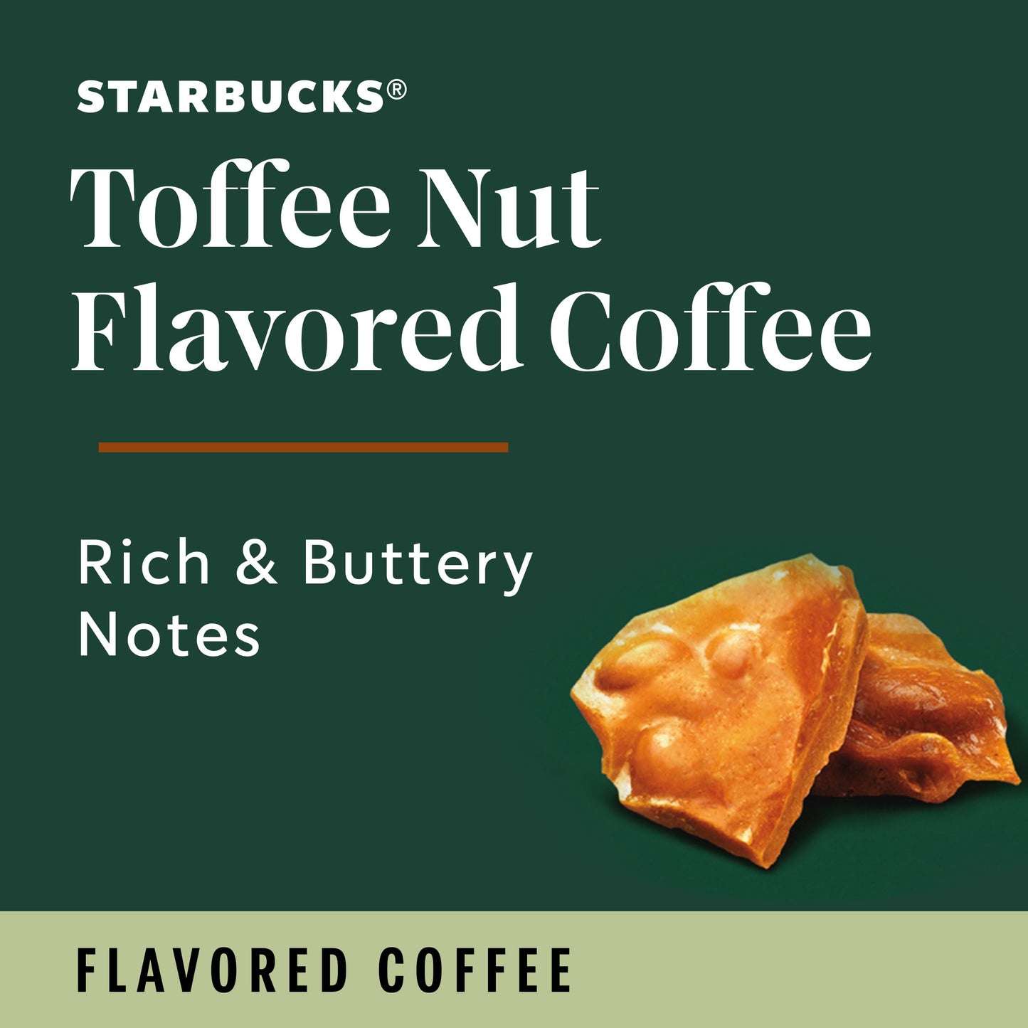 Starbucks K-Cup Coffee Pods - Medium Roast Toffeenut - 10 Count (Pack of 6)
