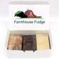 Farmhouse Fudge - Build Your Own 3 Piece Fudge Box Sampler - Fresh Fudge Made With Butter And Cream, No Marshmallows! Over 50 Fl