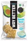 Way Better Snacks Sprouted Gluten Free Whole Grain Corn Tortilla Chips, Avocado Ranch, 4 Count