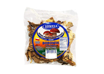 DRY SLICED BOLETUS (PORCINI) BOROWIK 40 g Lowell. Product from Poland.