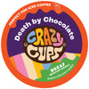 Crazy Cups Decaf Flavored Coffee for Keurig K Cups, Death By Chocolate, 80 Count