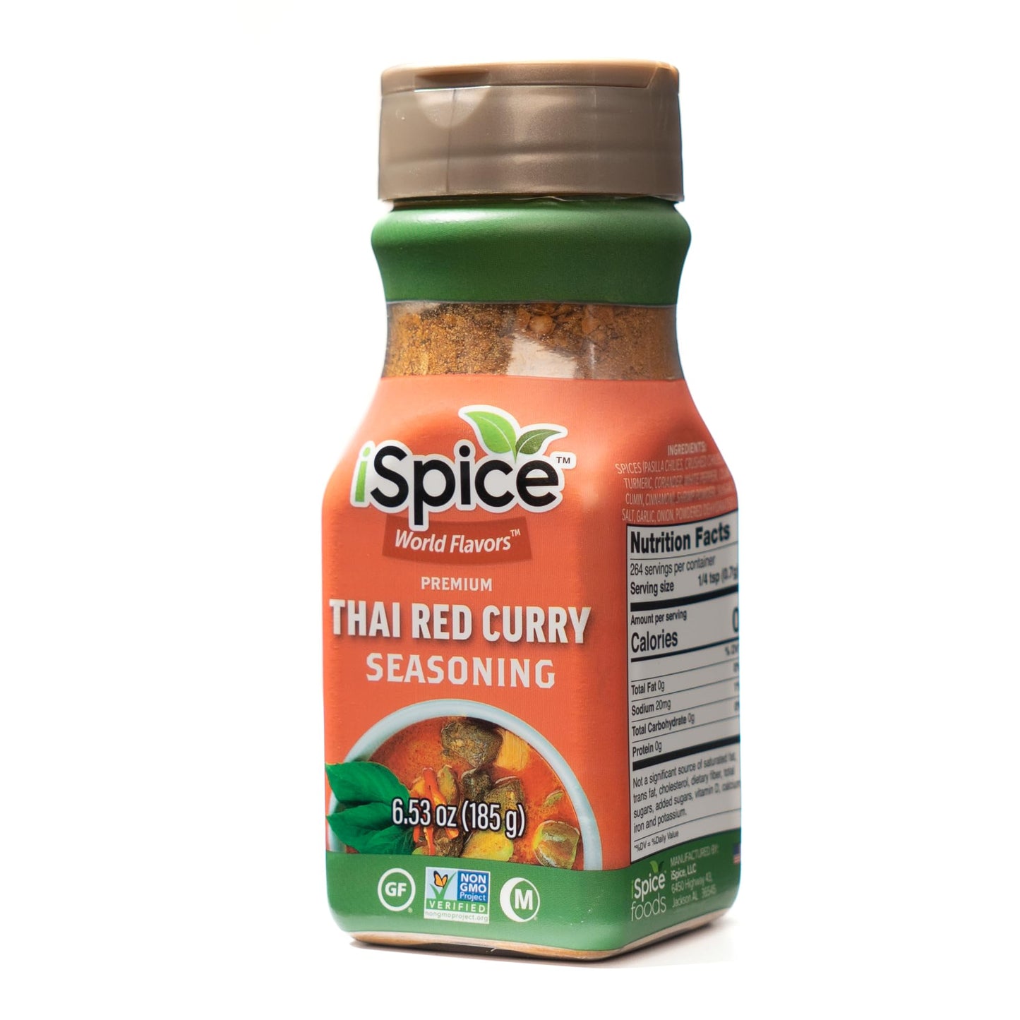 iSpice - THAI RED CURRY SEASONING World Flavor Super Spice Blend | All Natural | Ready to use as is | No preparation is necessar