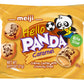 Meiji Hello Panda Cookies, Caramel Crme Filled - 6 Oz, Pack Of 8, 64 Bags Total - Bite Sized Cookies With Fun Panda Sports