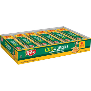 Keebler Club Cheddar Crackers (Pack of 12), 1.75 oz., Assorted