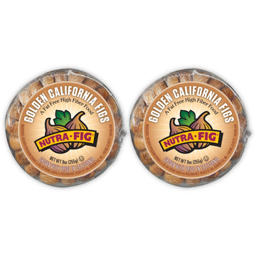 Nutra Fig Dried Figs - No Sugar Added, Gluten-Free, Unsweetened, High Fiber - 9 Oz (2 Pack)