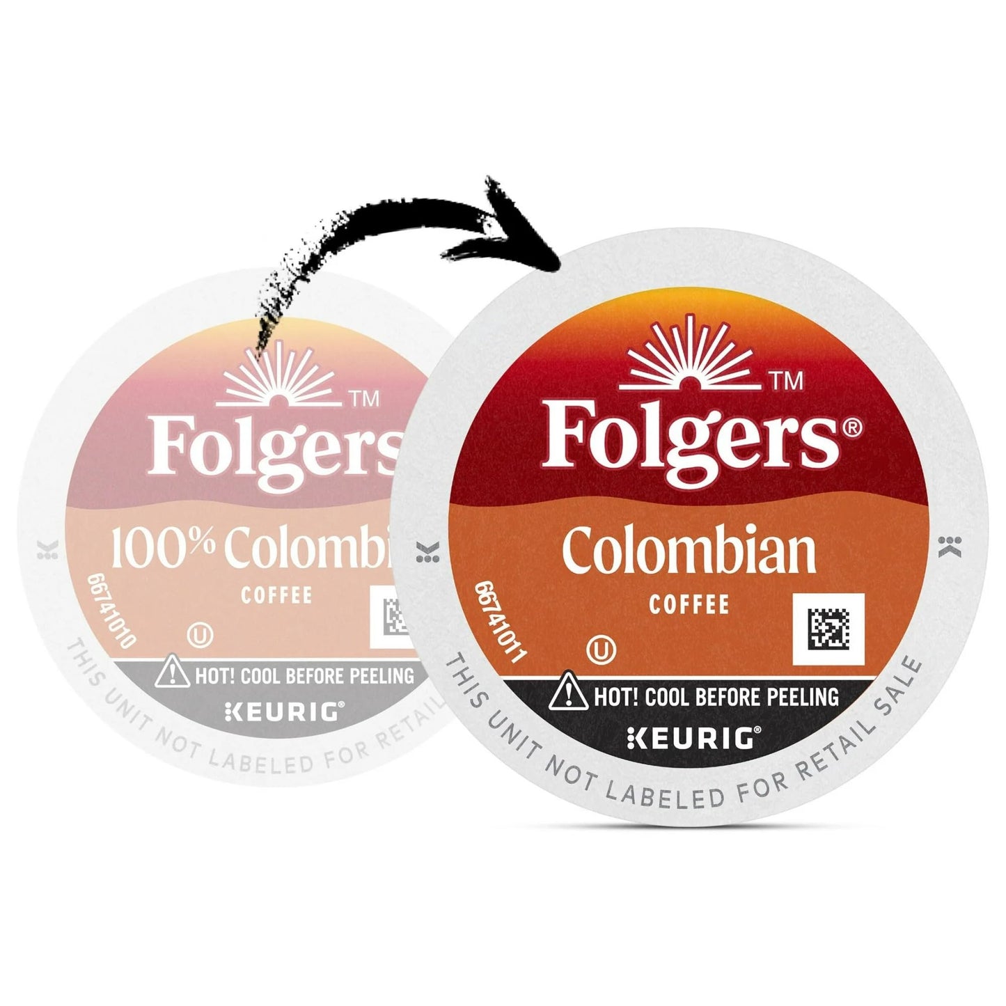 Folgers Colombian Coffee, Medium Roast, Keurig K-Cup Pods 48 Count