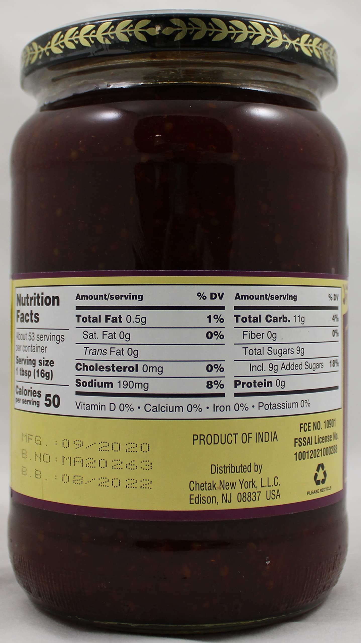 Deep Authentic Indian Spice Mix Blend Sweet Lime Pickle - 30 Oz | Ready to Use Rich Aroma and Taste of Achar | Mango, Fenugreek,