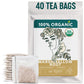 Marshmallow Root Tea Organic (40 Tea Bags) - Medicinal Teabags to Support Throat & Digestive Comfort (Althaea Officinalis) - Caffeine-Free  Non-GMO