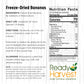 Ready Harvest Freeze Dried Food - Banana Chips | Emergency Fruit Snacks | Gluten-Free | #10 Can | 25-Year Shelf Life | Cans Filled To The Top