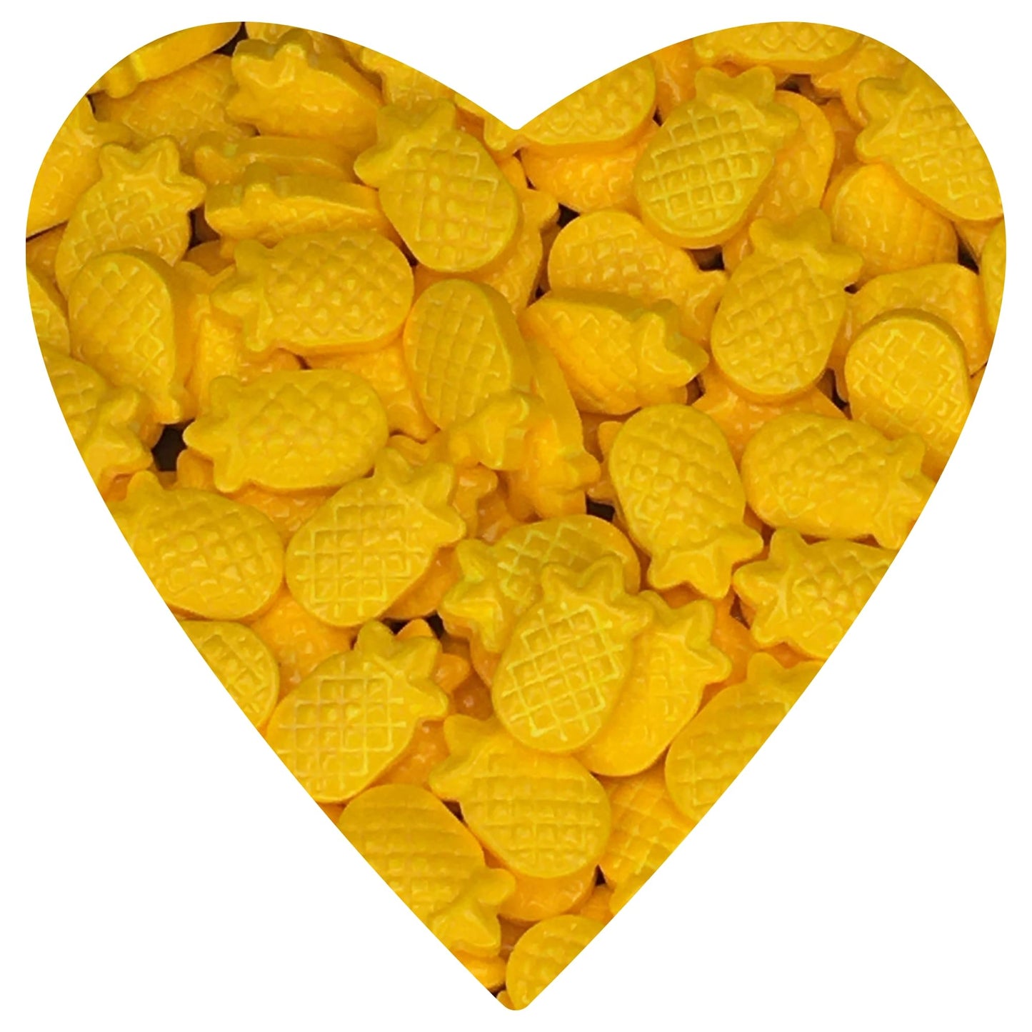 COOL MOM SPRINKLES Pineapple Sprinkles (4 oz.) - Tropical Beach Summer Themed Sprinkles for Decorating Ocean Cakes, Cupcakes, Co