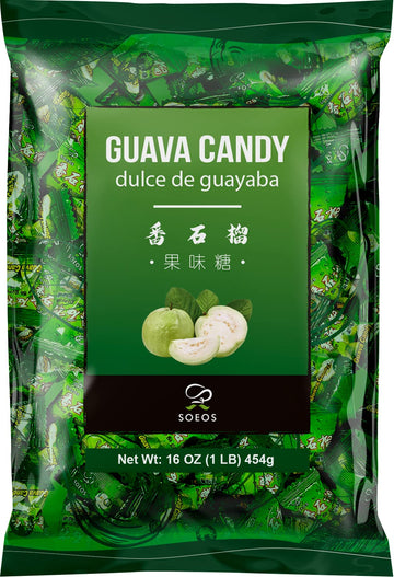 Soeos Guava Candy, Classic Series Chinese Guava Hard Candy, 16 Oz (Pack Of 1)