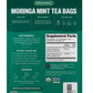 Fgo Organic Moringa Mint Tea, Eco-Conscious Tea Bags, 100 Count, Packaging May Vary (Pack Of 1)