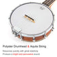 Kmise, 4, Banjo Ukulele, Concert Size 23 Inch (With Bag Tuner Strap Strings Pickup)