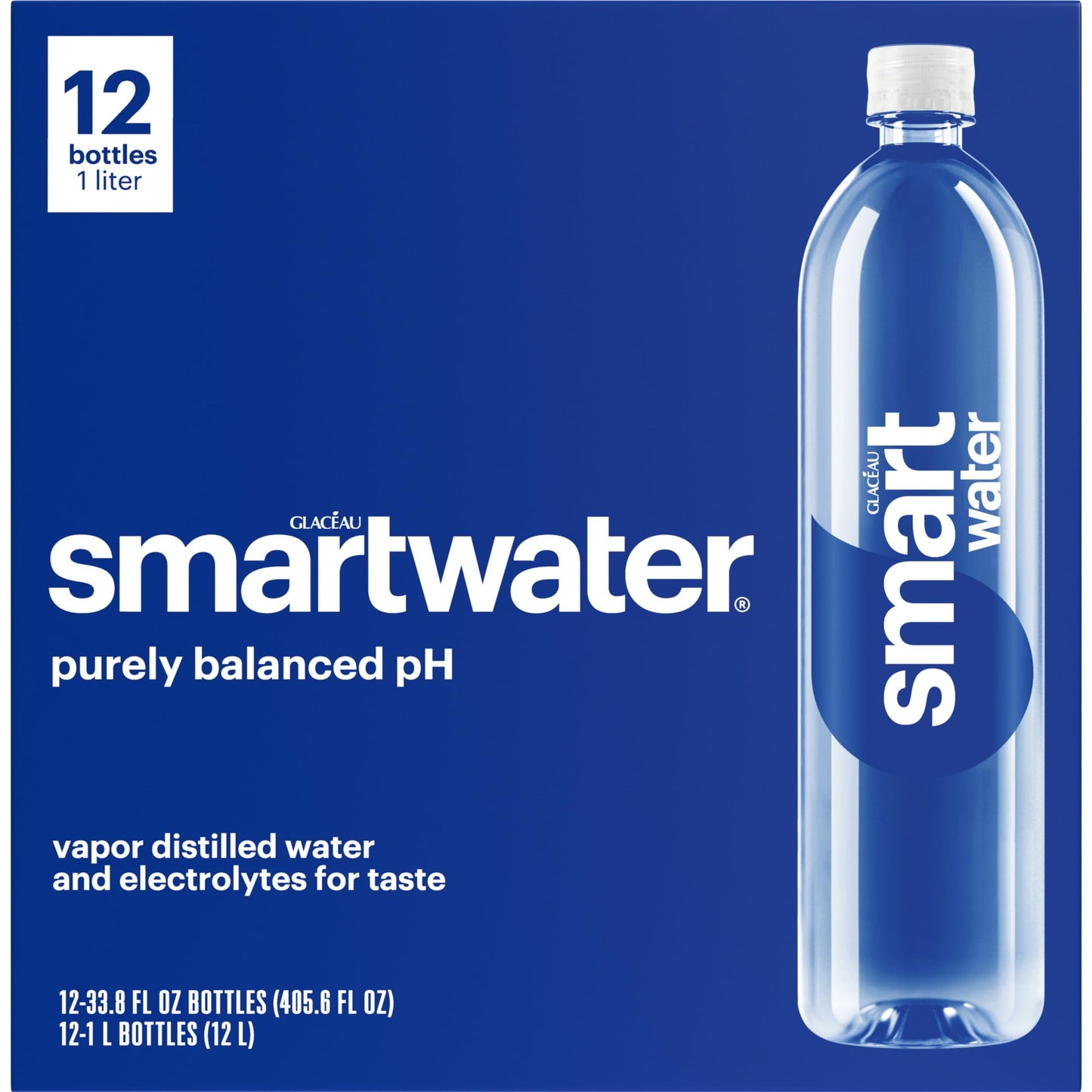 smartwater 12 pack corrugate case
