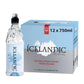 Icelandic Glacial Natural Spring Alkaline Water, 750 ml, Clear, Pack of 12, Model 893919001509