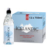 Icelandic Glacial Natural Spring Alkaline Water, 750 ml, Clear, Pack of 12, Model 893919001509