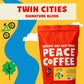 Peace Coffee Twin Cities Blend | 5 Lb Ground Dark Roast | Organic Fair Trade | Smooth, Inviting Flavor | Shade Grown, Fresh Roas
