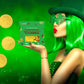 St. Patrick'S Day 25 Coins Gold Shamrock Coins Foils, Belgian Clover Coins Bag Nut-Free (25-Pack)