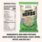 Little Lads Healthy Popcorn (Savory Herbs) - Vegan, Gluten-Free, Non-Gmo Herb & Spice Blend Popcorn With Savory Herb Flavor - 6.