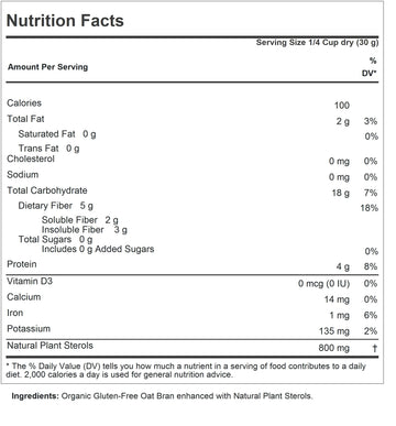 Andrew Lessman Ultimate Oat Bran 180 Servings - Premium Organic, Gluten-Free Oat Bran, Heart-Healthy Fiber And Non-Gmo Sourced P