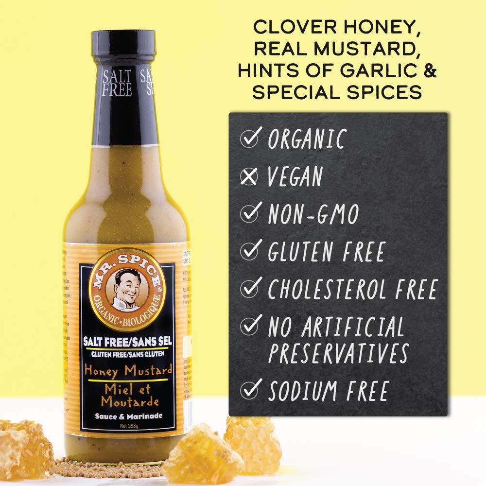 Mr. Spice Organic - Salt Free Sauce (Honey Mustard, Single)