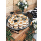 Moitkptt Graduation Cupcake Toppers Set of 24, Black Cardboard, Class of 2025 Decorations, Model fhsh003