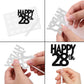 18Pcs Black Glitter Happy 28Th Dessert Cupcake Topper Pick For Funny Legend Since 1997 Theme Decor Supplies Men Women Happy 28 B