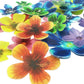 Set Of 30 Edible Cupcake Toppers Christmas Cake Topper Wedding Cake Birthday Party Food Decoration Mixed Size & Colour (Flower)