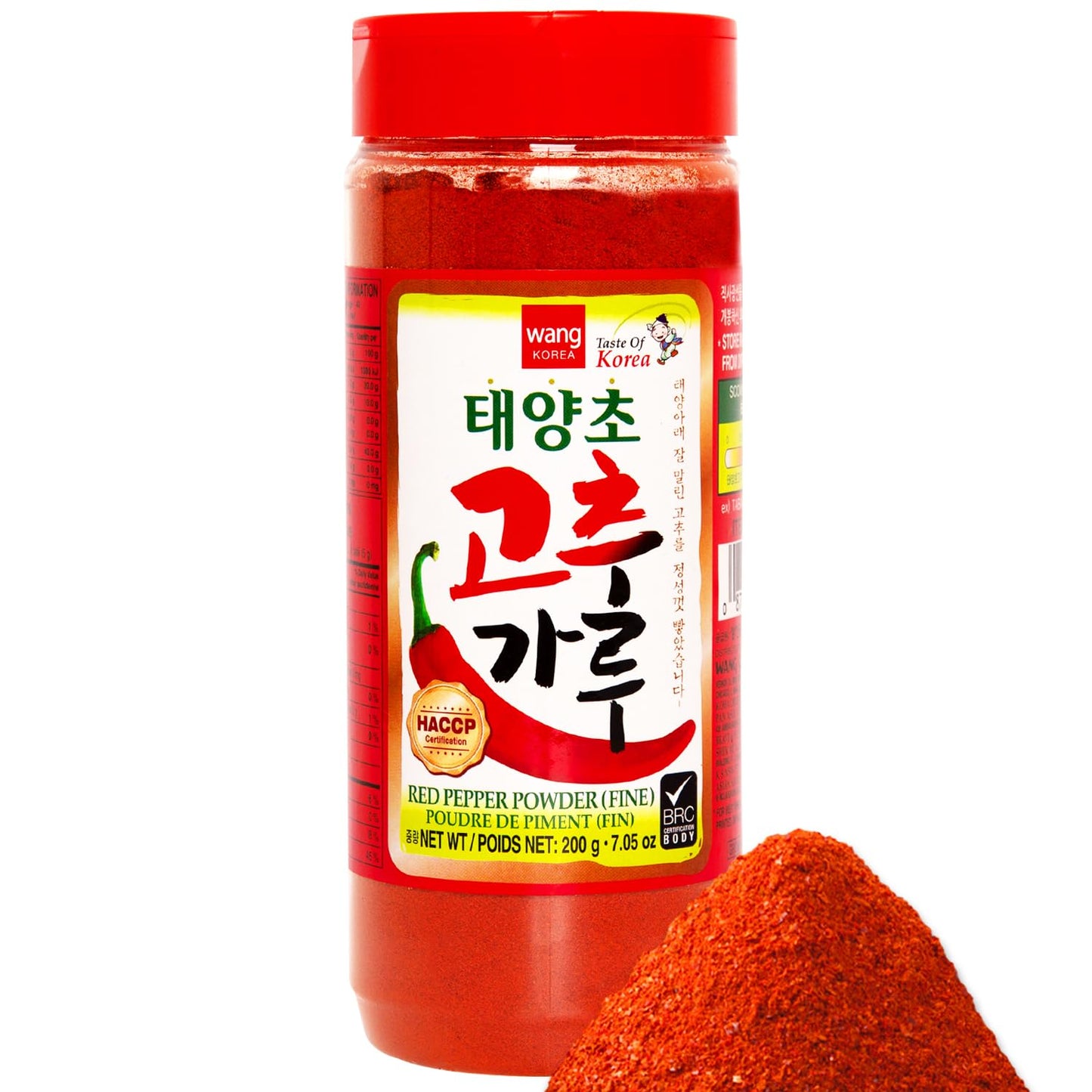 Wang Gochugaru Red Pepper Flakes, 7.05 Ounce, Chilli Powder, Ideal for Cooking