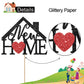 New Home Cake Topper, Family Themed Party Cake Decor, Welcome Home / House Warming / Home Sweet Home Party Decoration Supplies -