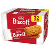 Biscof Top-Grade Belgian Shortbread Cookies - Caramelized Cinnamon Flavor - Tea & Coffee Snack  Ice Cream Topping  Party Treat  Office Snack  Holiday Gift - 32 Packs (2 Cookies Each)