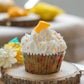 Kasvan 8.1Oz Orange Pearl Sprinkles, 6 Sizes Mix For Cake Decorating, 230G/8.1Oz, Baking Cake Decorations, Ice Cream Toppings An
