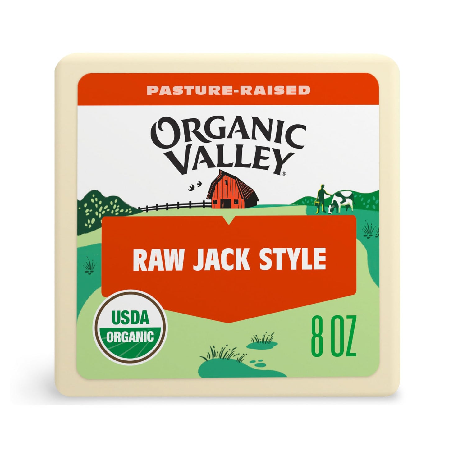 Organic Valley Organic Jack Style Raw Cheese Block