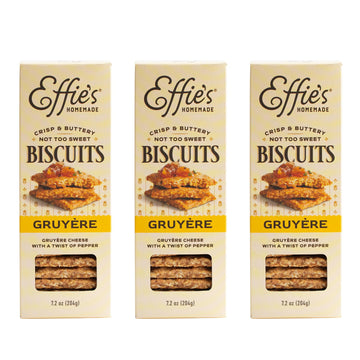 EffieS Homemade Biscuits - Gruyre - 3 Pack