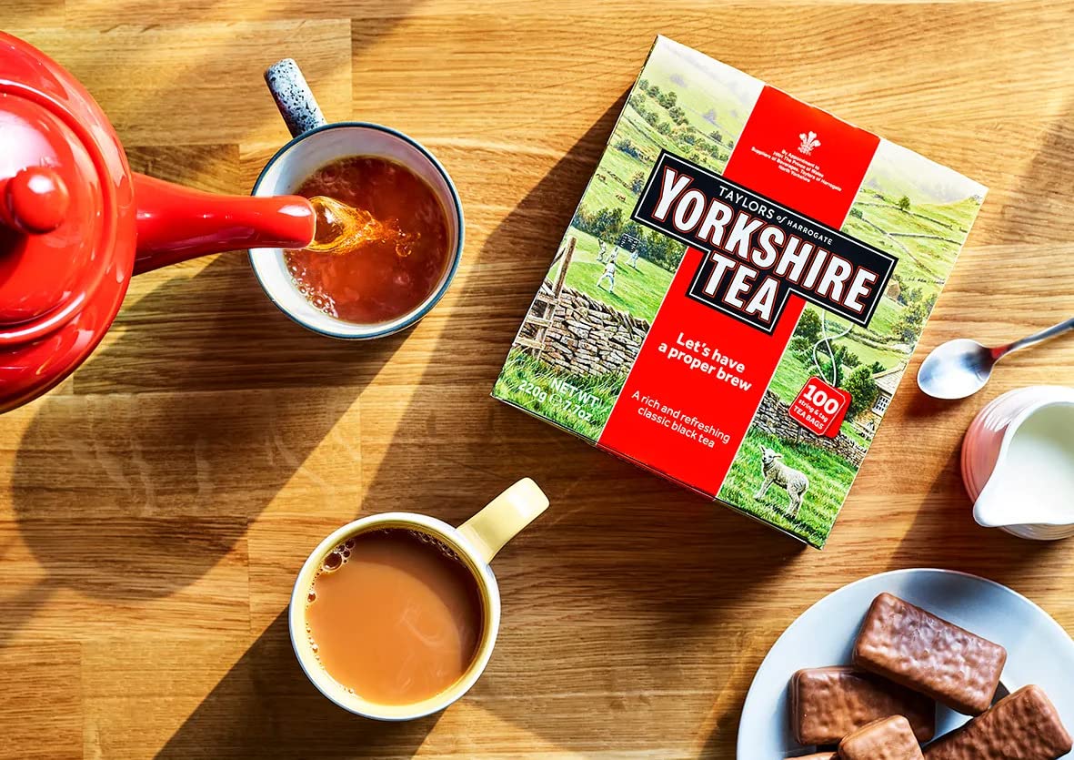 Taylors Of Harrogate Yorkshire Red, 160 Count (Pack Of 6)