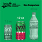 Sprite Winter Spiced Cranberry Zero Sugar Soda Pop  12 fl oz  12 Pack